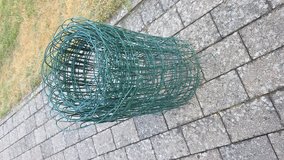 10m Green PVC Coated Wire Garden Fence Roll – Used in Ramstein, Germany