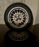 4x100 BBS 14x5j +46 Offset Wheels and Tires in Okinawa, Japan