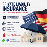 Private Liability Insurance for U.S. Military & Expats in Germany in Ansbach, Germany