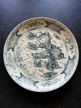 Porcelain Platter (Antique) from Oriental Place in Okinawa, Japan