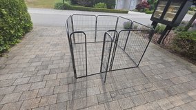 Heavy-Duty Foldable Metal Dog Playpen 160 × 160 × 100 cm – Door, Ground Stakes & 4 Folding Sections in Baumholder, GE