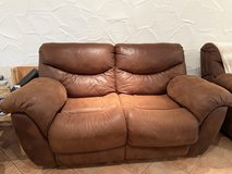 Ashley dual recliner loveseat sofa - microfiber in Ramstein, Germany