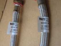 PAIR OF USED FLEXIBLE WATER HEATER CONNECTORS in Batavia, Illinois