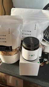 black garlic and garlic Tea in Okinawa, Japan