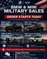 Tiago Ferreira | BMW & MINI Military Sales Promotion | US-Spec Offers in Ramstein, Germany
