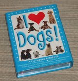 NEW I Love Dogs A Pup-Tacular Activity Kit Markers Bookmarks Pencil Drawing Pads Stickers and More in Yorkville, Illinois