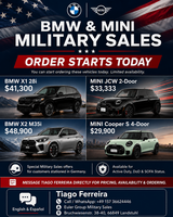 Tiago Ferreira | BMW & MINI Military Sales Promotion | US-Spec Offers in Ramstein, Germany