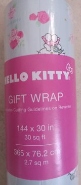 Too cute! Hello Kitty wrapping paper in Alamogordo, New Mexico