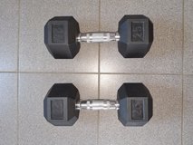 Pair of 25lbs Hex Dumbbells in Stuttgart, GE