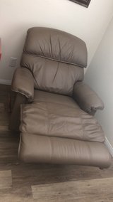Leather chair in Yucca Valley, California