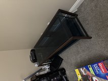 Glass entertainment center in Fort Polk, Louisiana