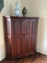 Corner entertainment center in St. Charles, Illinois