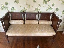 Antique settee in St. Charles, Illinois