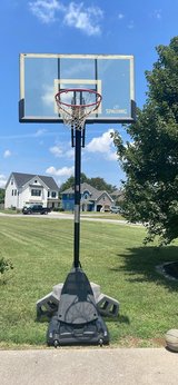Spaulding. basketball hoop in Okinawa, Japan
