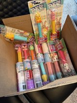 Big box of Easter pez dispensers (perfect for collectors) in Camp Lejeune, North Carolina
