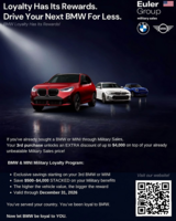 BMW & MINI Military Loyalty Program in Ramstein, Germany