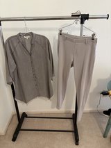 Grey top. /  light grey pants in Kingwood, Texas