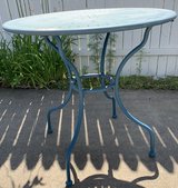 In/Outdoor 29" round Metal Table - Project Piece in Naperville, Illinois
