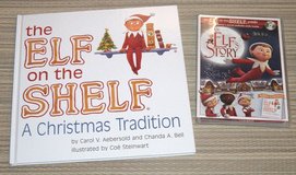 Elf on the Shelf Christmas Tradition Hard Cover Book and An Elf's Story DVD in Plainfield, Illinois
