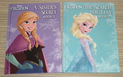 Disney Set of Frozen Hard Cover Books Book 1 A Sister's Secret and Book 2 The Search for Elsa. in Morris, Illinois