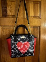 Betsey Johnson Heart Print “Luv Betsey” Purse in Bolingbrook, Illinois