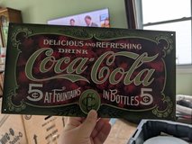 Coca cola sign in Batavia, Illinois