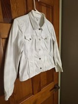 Women’s Charter Club White Denim Jacket in Bolingbrook, Illinois