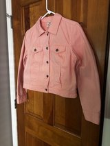 Women’s Faded Glory Peach Denim Jacket- Medium in Bolingbrook, Illinois