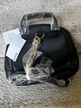 New Faux Leather Black Quilted Backpack Purse in Bolingbrook, Illinois