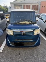 Japanese plate N Box in Okinawa, Japan
