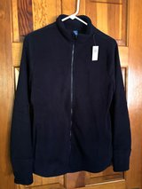 New Women’s Navy Blue Zip-Up Fleece Jacket-Medium in Chicago, Illinois