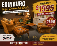 EDINBURG LIVING ROOM SET 3&2&1 in Ramstein, Germany