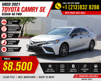Used 2021 Toyota Camry SE Sedan 4D FWD in Fort Wayne, Indiana