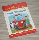 Vintage 2003 Gold Stars Red Tractor Hard Cover Book w Fun Reward Stickers in Plainfield, Illinois