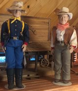 2 Effanbee John Wayne dolls with stand. in Montgomery, Alabama