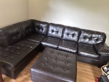 Sofa and ottoman in Yorkville, Illinois
