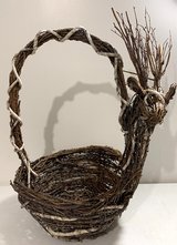 Vintage handmade Deer Basket - Rustic Woodland Decor in Naperville, Illinois
