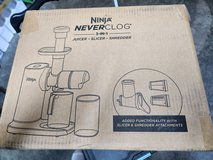 Ninja NeverClog 3-in-1 Juicer, Slicer and Shredder. Brand New. Still in the box. in Camp Lejeune, North Carolina