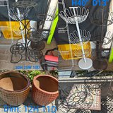 Varios  shoe tree carrousel  , plant stand , flower pots in Stuttgart, GE