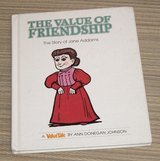 Vintage 1979 Value of Friendship Story of Jane Addams Valuetales Series Hard Cover Book in Joliet, Illinois