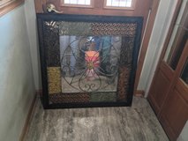 Hanging art in Westmont, Illinois