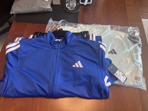 BNWT - XL Adidas Boys and XL Girls Long Sleeved Jogger Sets in Plainfield, Illinois