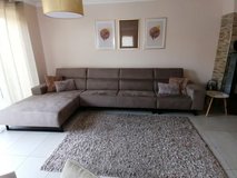Like New Premium L-Shaped Sectional Sofa – 4m – Alcantara in Baumholder, GE