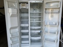 GE Profile Side by Side Refrigerator (white) in Lockport, Illinois