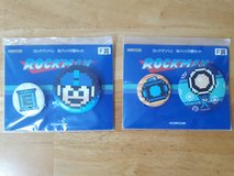 Mega Man Pin-Back Buttons in Okinawa, Japan