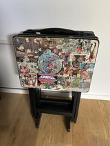 4wooden Nostalgic TV trays in Stuttgart, GE