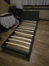 Single Bed (90x200cm) Frame w/ New Mattress in Spangdahlem, Germany