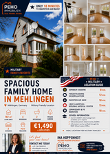 Spacious Family Home with huge garden in Ramstein, Germany