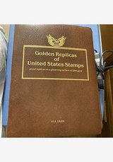 Golden Replica of United States Stamps in Barstow, California