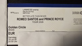 Romeo Santos & Prince Royce Concert in Spangdahlem, Germany
